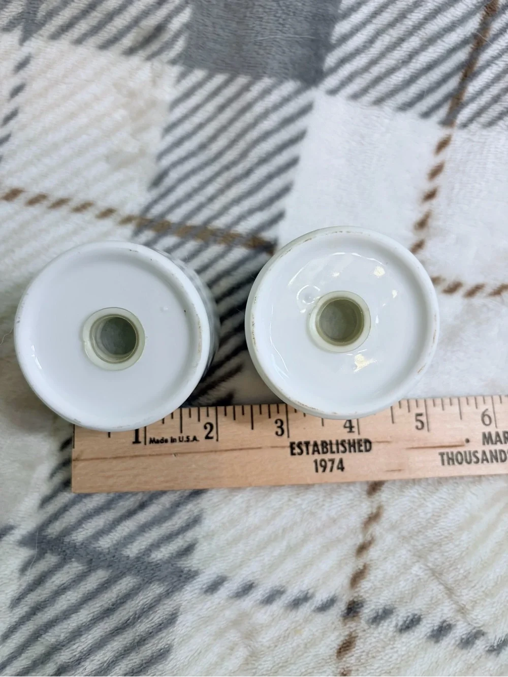 Belle et Bonne La Maison Blue and White Salt and Pepper Shaker Set